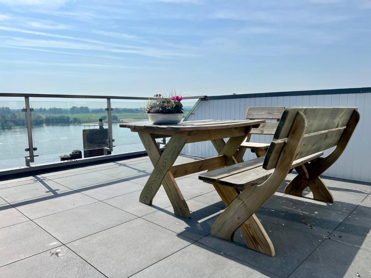 Panorama - Exklusives Apartment An Der Promenade Mit Dachterrasse & Rheinblick Emmerich Luaran gambar